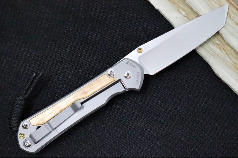 Chris Reeve Large Sebenza 31 - Tanto Blade / Box Elder Inlay / CPM-Magnacut Steel (A8) L31-1132 - Northwest Knives