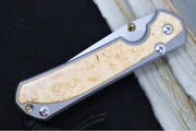 Chris Reeve Large Sebenza 31 - Tanto Blade / Box Elder Inlay / CPM-Magnacut Steel (A6) L31-1132 - Northwest Knives