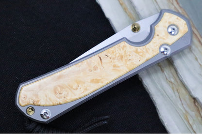 Chris Reeve Large Sebenza 31 - Tanto Blade / Box Elder Inlay / CPM-Magnacut Steel (A6) L31-1132