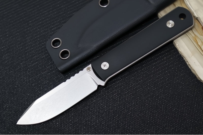 Boker BFF Packlite Fixed Blade - Removable Black Richlite Handle / CPM-Magnacut Steel / Drop Point Blade / Black Kydex Sheath 120749