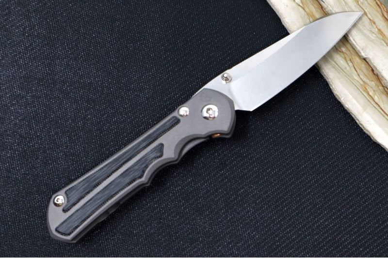 Garage Sale Chris Reeve Large Inkosi LEFT HANDED - Insingo Blade / CPM-Magnacut Steel / Black Canvas Micarta Inlays & Titanium Handle LIN-1029