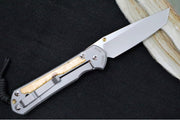 Chris Reeve Large Sebenza 31 - Tanto Blade / Box Elder Inlay / CPM-Magnacut Steel (A5) L31-1132 - Northwest Knives