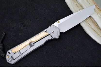 Chris Reeve Large Sebenza 31 - Tanto Blade / Box Elder Inlay / CPM-Magnacut Steel (A5) L31-1132