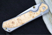 Chris Reeve Large Sebenza 31 - Tanto Blade / Box Elder Inlay / CPM-Magnacut Steel (A5) L31-1132 - Northwest Knives
