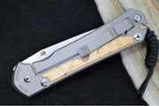 Chris Reeve Large Sebenza 31 - Tanto Blade / Box Elder Inlay / CPM-Magnacut Steel (A5) L31-1132 - Northwest Knives