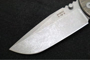 McNees Knives PM Mac2 3.5" Atomic Bronze Shipwreck Folding Knife - CPM-Magnacut Steel / Drop Point / Shipwreck Bronze Titanium Handle - Northwest Knives
