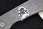 McNees Knives PM Mac2 3.5" Atomic Bronze Shipwreck Folding Knife - CPM-Magnacut Steel / Drop Point / Shipwreck Bronze Titanium Handle - Northwest Knives
