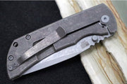McNees Knives PM Mac2 3.5" Atomic Bronze Shipwreck Folding Knife - CPM-Magnacut Steel / Drop Point / Shipwreck Bronze Titanium Handle - Northwest Knives