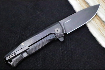 Lionsteel Myto Magnacut Flipper - Drop Point Blade / CPM-Magnacut Steel / Fat Carbon Snake Skin Carbon Fiber Handle MT01MCSS