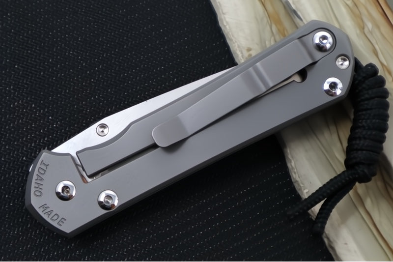 Chris Reeve Knives Small Sebenza 31 Forever Flag CGG - Full Titanium Handle with Forever Flag Graphic / Tanto Blade / CPM-Magnacut Blade S31-1510