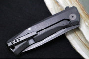 Lionsteel Myto Magnacut Flipper - Drop Point Blade / CPM-Magnacut Steel / Fat Carbon Toxis Stone Carbon Fiber Handle MT01MCTS - Northwest Knives