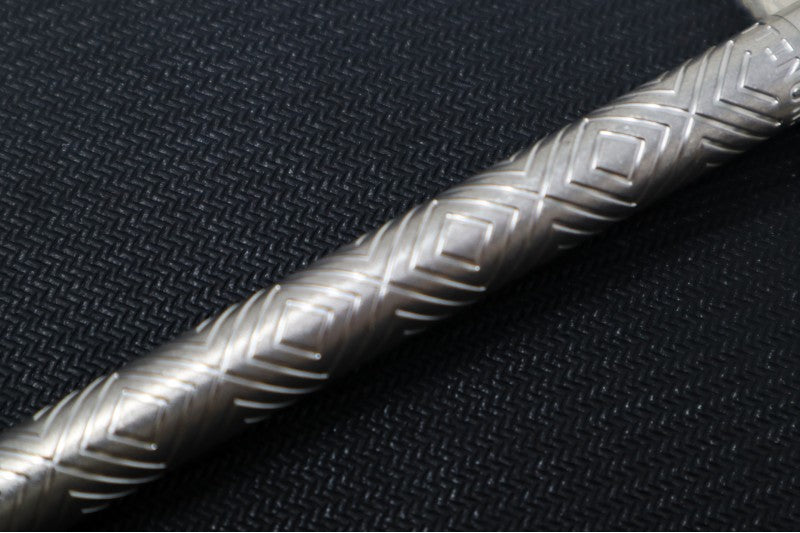 Nottingham Tactical TiButton Single Lock Pen - Right Hand - Parker - Marksman Tumbled