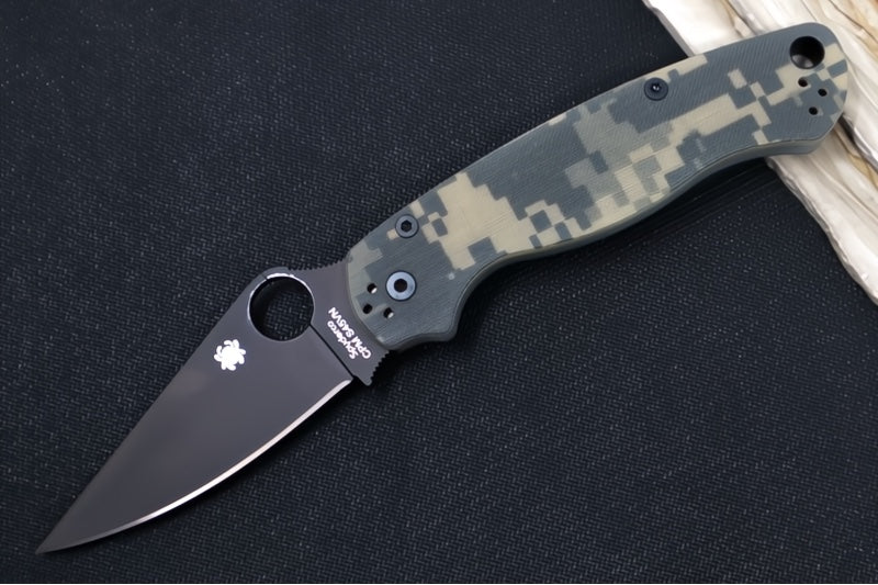 Spyderco Paramilitary 2 - Camo G10 / Black CPM-S45VN Blade