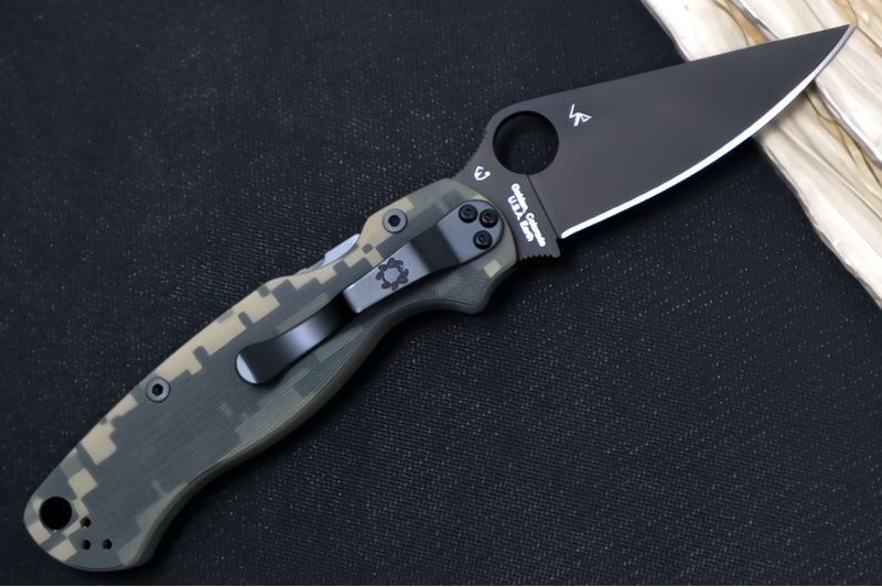 Spyderco Paramilitary 2 - Camo G10 / Black CPM-S45VN Blade