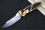 Microtech SOCOM Elite Auto- Black Blade / Tan Handles w/ Black Inserts 160-1TA - Northwest Knives