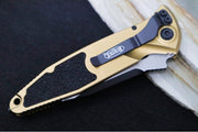 Microtech SOCOM Elite Auto- Black Blade / Tan Handles w/ Black Inserts 160-1TA - Northwest Knives
