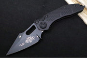 Microtech Stitch Auto Tactical - Wharncliffe Black Blade / Black Aluminum Handle 169-1T - Northwest Knives