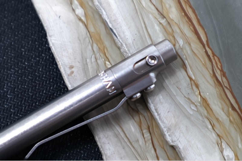 Nottingham Tactical TB360 Single Lock Pen - Right Hand - Parker - Tumbled Partially Digital