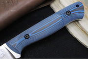 White River Knives Jason Fry Utility Hunter - CPM-S35VN Steel / Tumbled Stonewash Finish / Black & Blue G-10 Handle WRFRY-UHT-GBB - Northwest Knives