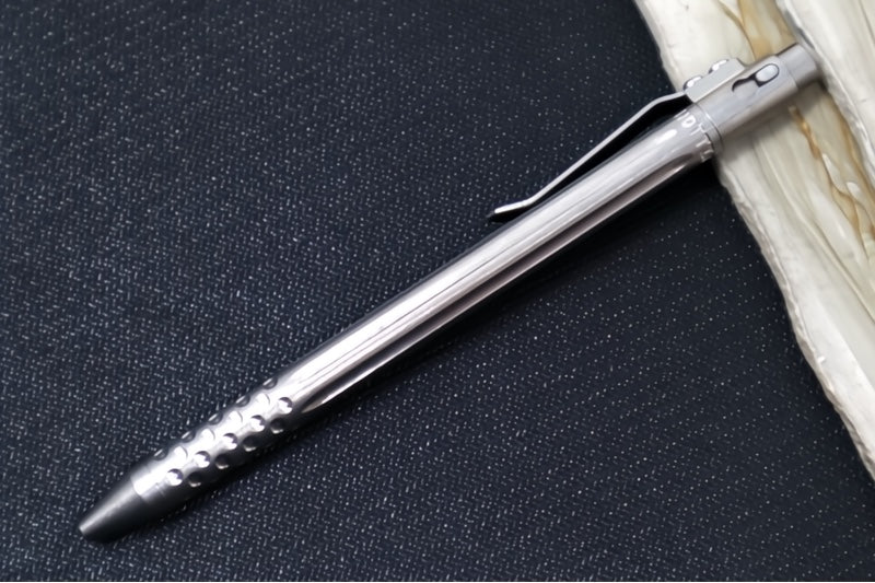 Nottingham Tactical TB360 Single Lock Pen - Right Hand - G2 Full Size - Straight Flute with Dots
