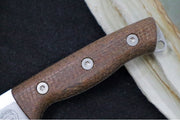 White River Ursus Cub - Natural Burlap Micarta Handle / CPM-Magnacut Steel WRUR35-BNA - Northwest Knives