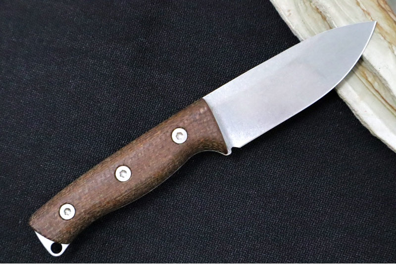 White River Ursus Cub - Natural Burlap Micarta Handle / CPM-Magnacut Steel WRUR35-BNA