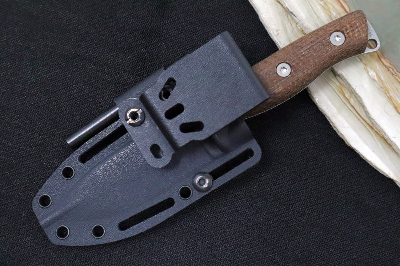 White River Ursus Cub - Natural Burlap Micarta Handle / CPM-Magnacut Steel WRUR35-BNA
