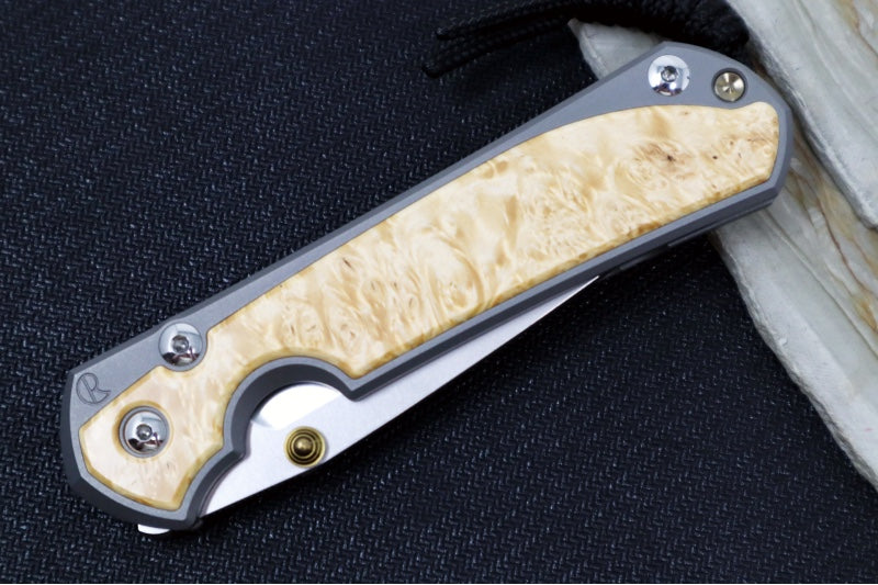 Chris Reeve Large Sebenza 31 - Tanto Blade / Box Elder Inlay / CPM-Magnacut Steel (A1) L31-1132