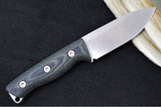 White River Ursus Cub - Black & OD Green Linen Micarta Handle / CPM-Magnacut Steel WRUR35-LBO - Northwest Knives