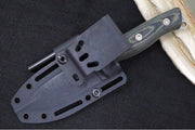 White River Ursus Cub - Black & OD Green Linen Micarta Handle / CPM-Magnacut Steel WRUR35-LBO - Northwest Knives