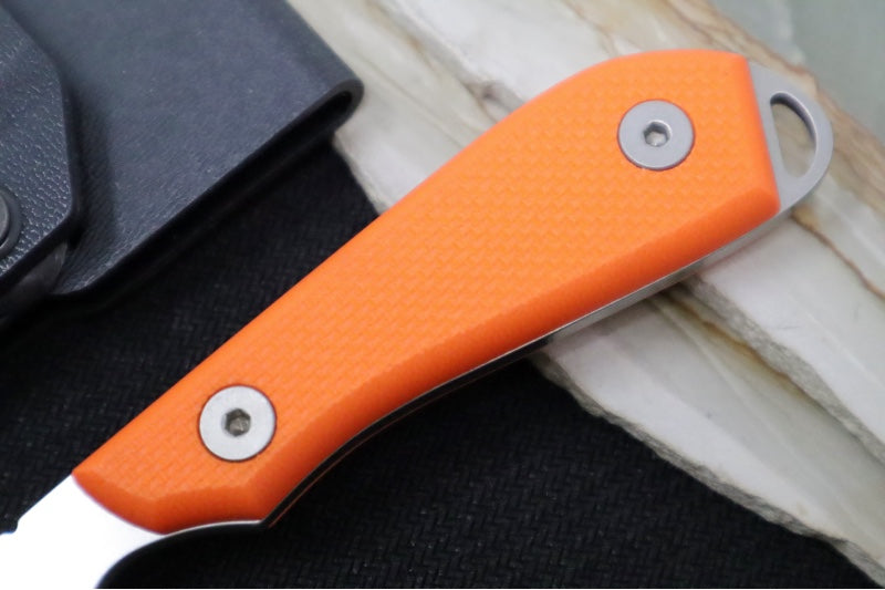 White River M1 Skinner - Textured Orange G-10 Handle / CPM-S35VN Steel WRM1-SKN-TOR