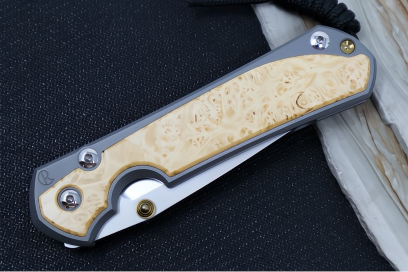 Chris Reeve Large Sebenza 31 - Tanto Blade / Box Elder Inlay / CPM-Magnacut Steel (A3) L31-1132