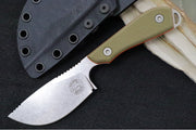 White River M1 Skinner - Textured Green & Orange G-10 Handle / CPM-S35VN Steel WRM1-SKN-TGO - Northwest Knives