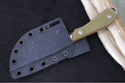 White River M1 Skinner - Textured Green & Orange G-10 Handle / CPM-S35VN Steel WRM1-SKN-TGO - Northwest Knives