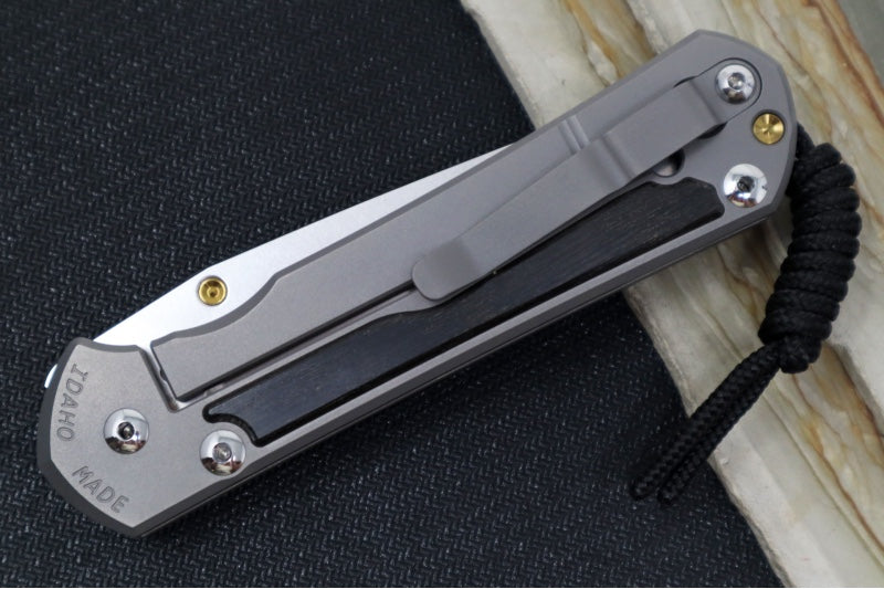 Chris Reeve Large Sebenza 31 - Tanto Blade / Bog Oak Inlay / CPM-Magnacut Steel (A4) L31-1130