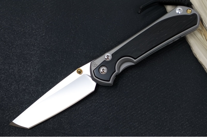 Chris Reeve Large Sebenza 31 - Tanto Blade / Bog Oak Inlay / CPM-Magnacut Steel (A1) L31-1130