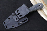 White River Knives Model 1 Caper Pro - CPM-Magnacut Steel / Black & Olive Drab Linen Micarta WRM1-LBO-MAG - Northwest Knives