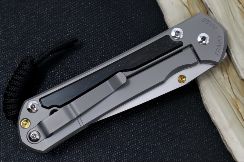 Chris Reeve Large Sebenza 31 - Tanto Blade / Bog Oak Inlay / CPM-Magnacut Steel (A1) L31-1130