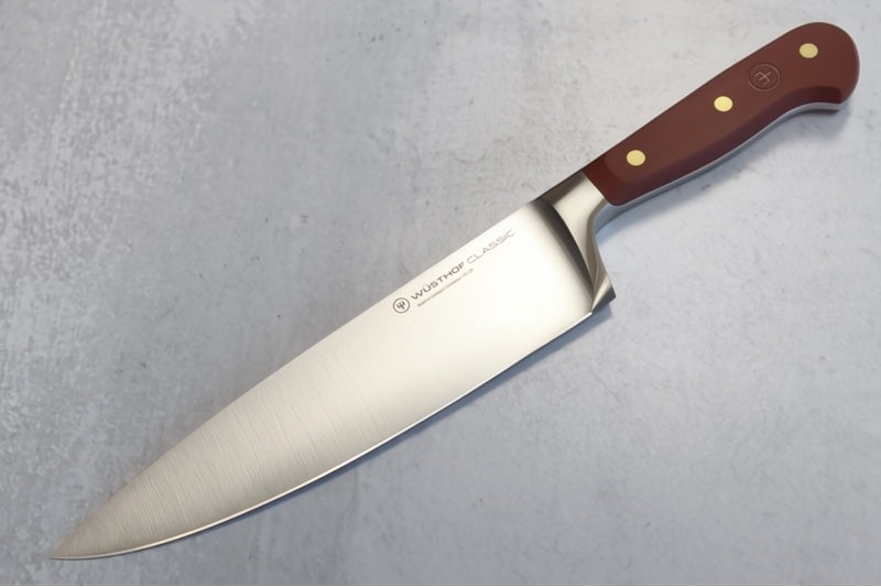 Wusthof Classic - Tasty Sumac - 8" Chef's Knife - Fully forged German stainless steel (X50 CrMoV 15) - Made in Solingen, Germany