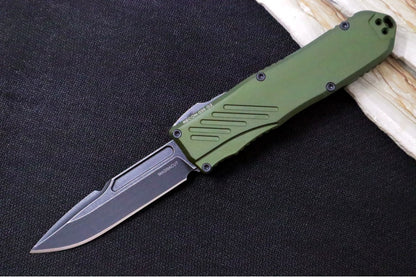 Guardian Tactical Recon 035 G2 - CPM-Magnacut Steel / Dark Stonewashed Finish / Spear Point Blade/ OD Green Anodized Aluminum Handle 98611G2