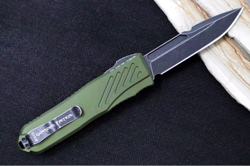 Guardian Tactical Recon 035 G2 - CPM-Magnacut Steel / Dark Stonewashed Finish / Spear Point Blade/ OD Green Anodized Aluminum Handle 98611G2 - Northwest Knives