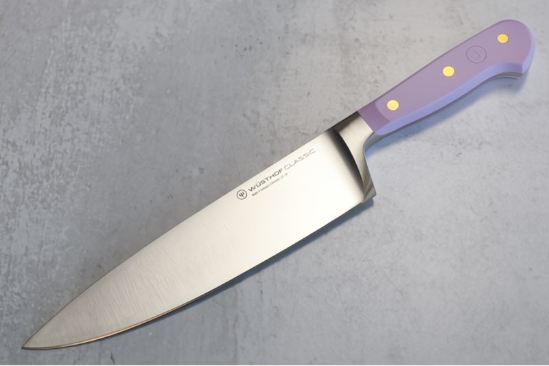 Wusthof Classic - Purple Yam - 8" Chef's Knife - Fully forged German stainless steel (X50 CrMoV 15) - Made in Solingen, Germany