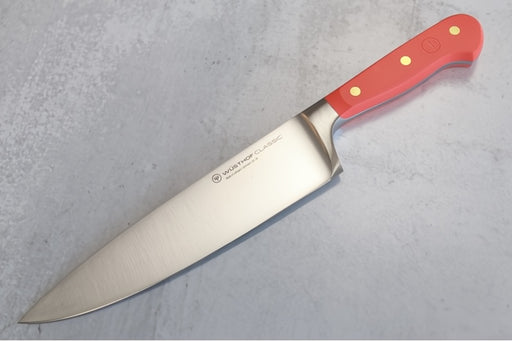 Wusthof Classic - Coral Peach - 8" Chef's Knife - Fully forged German stainless steel (X50 CrMoV 15) - Made in Solingen, Germany - Northwest Knives