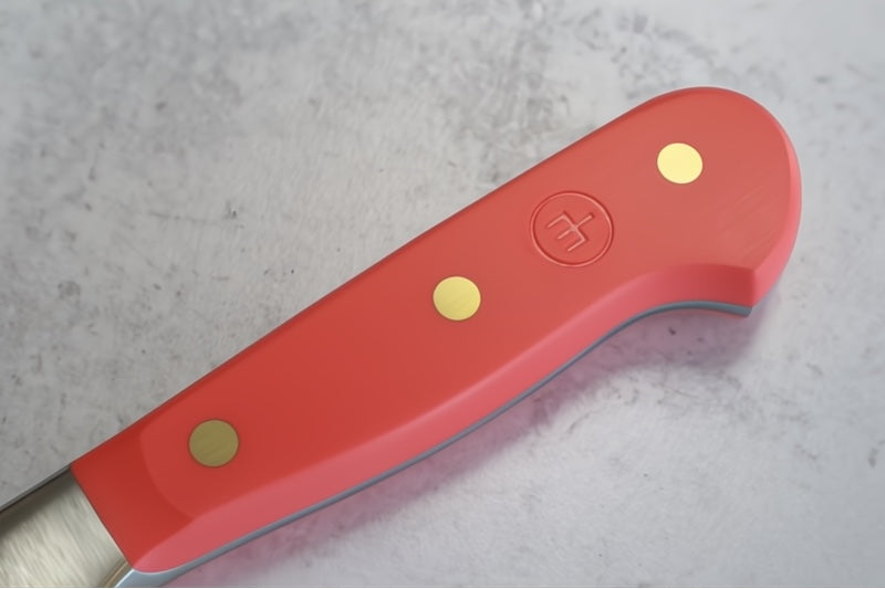 Wusthof Classic - Coral Peach - 8" Chef's Knife - Fully forged German stainless steel (X50 CrMoV 15) - Made in Solingen, Germany