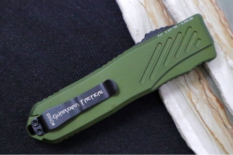 Guardian Tactical Recon 035 G2 - CPM-Magnacut Steel / Two-Toned Finish / Spear Point Blade/ OD Green Anodized Aluminum Handle 98211G2 - Northwest Knives