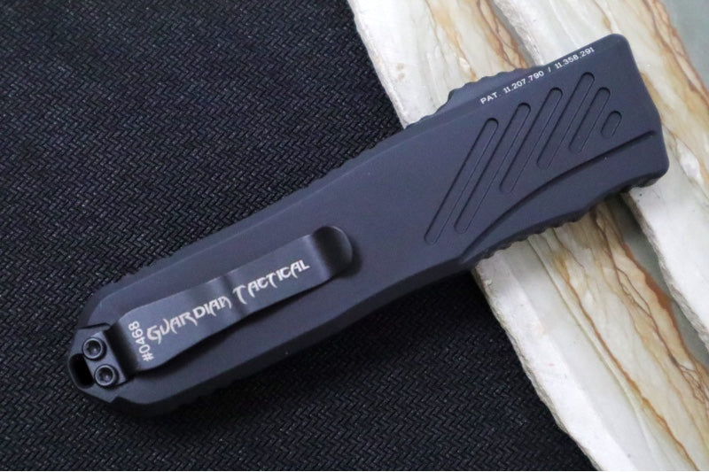 Guardian Tactical Recon 035 G2 - CPM-Magnacut Steel / Black Tactical Finish / Serrated Spear Point Blade / Black Anodized Aluminum Handle 93112G2 - Northwest Knives