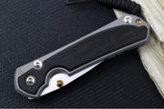 Chris Reeve Knives Small Sebenza 31 - Drop Point Blade in CPM-Magnacut / Bog Oak Inlay (A3) S31-1100 - Northwest Knives