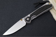 Chris Reeve Knives Small Sebenza 31 - Drop Point Blade in CPM-Magnacut / Bog Oak Inlay (A2) S31-1100 - Northwest Knives