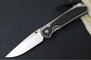 Chris Reeve Knives Small Sebenza 31 - Drop Point Blade in CPM-Magnacut / Bog Oak Inlay (A1) S31-1100 - Northwest Knives