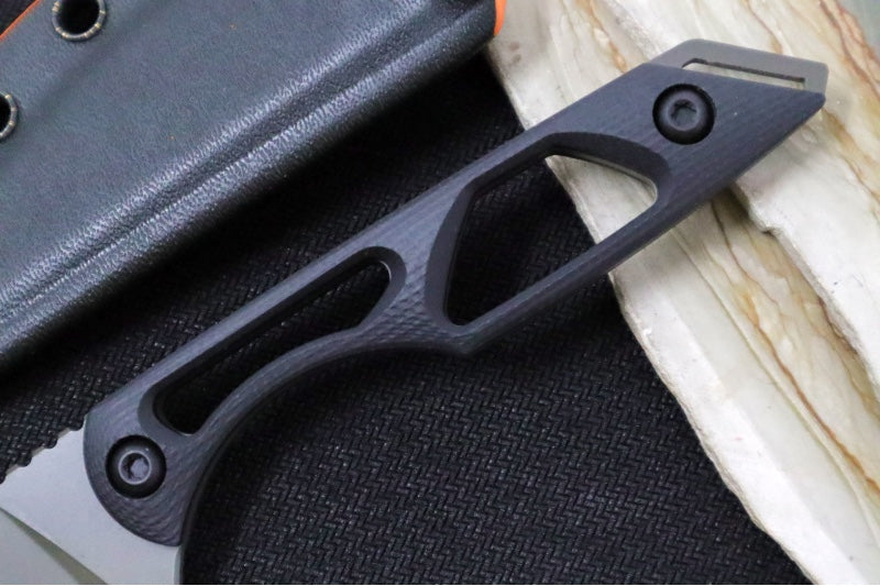 Toor Knives Willow - Spanish Moss KG Gunkote Finished Blade / CPM-154 Steel / Black G-10 Skeletonized Handle / Kydex Sheath 850049642941